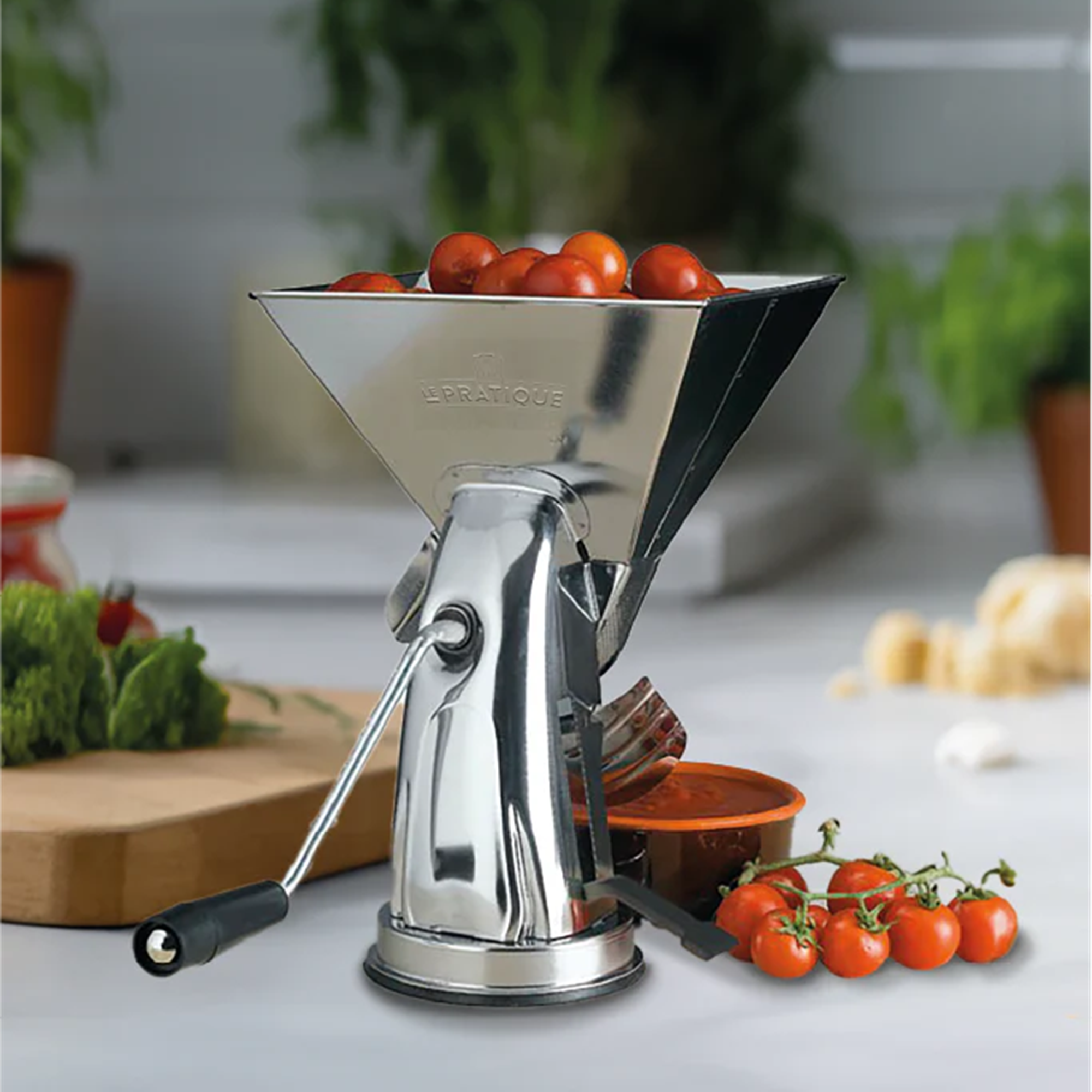 Le Pratique - Tomatenpers RVS - sfeerbeeld