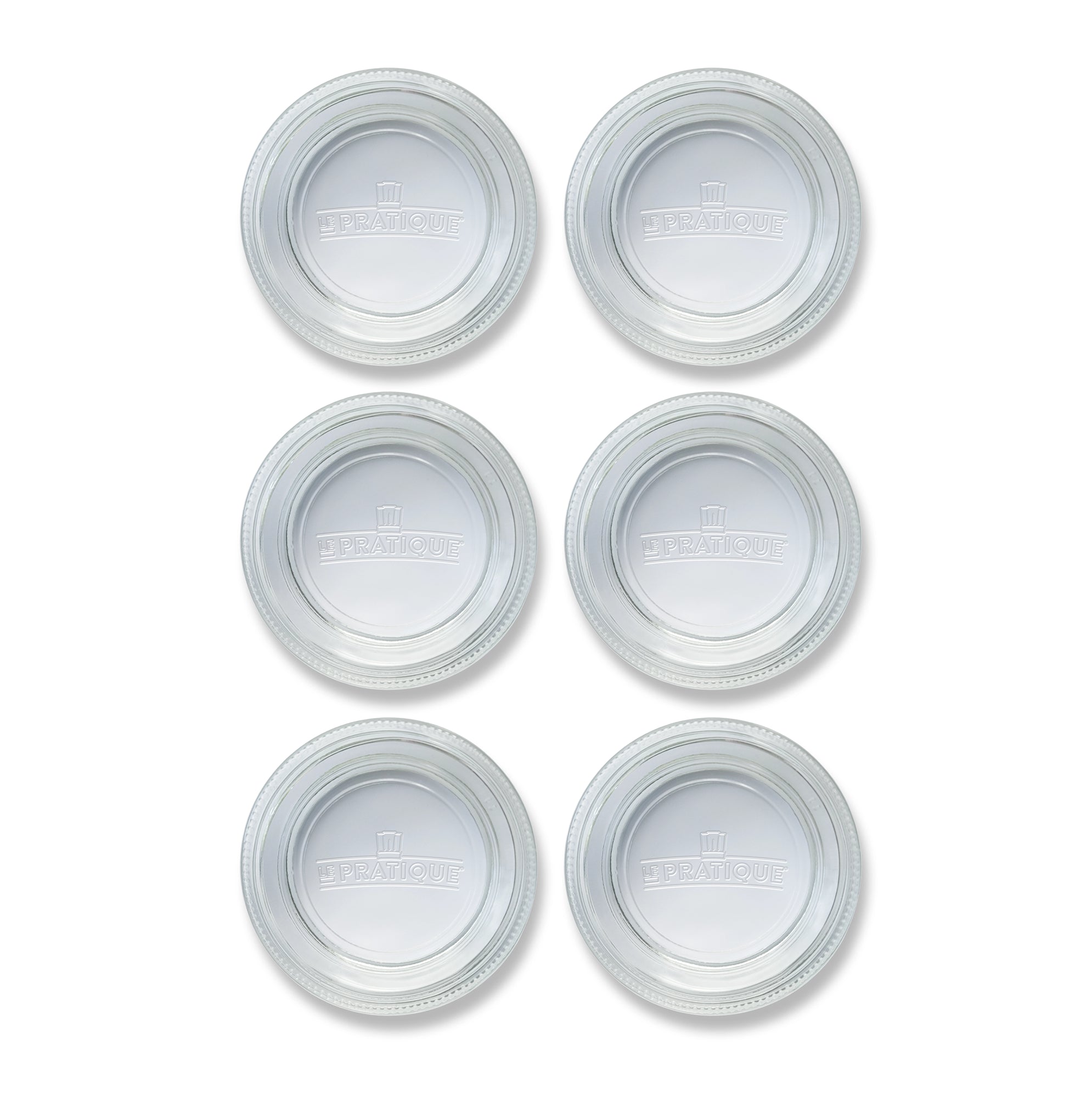 Le Pratique - Glazen Fermentatiegewichten - 6 stuks - 70mm - set van 6 - productfoto 1