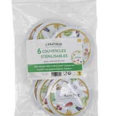 Le Pratique - Twist-Off Deksels 82mm - Set van 6 of 12 voor Inmaakpotten TO82 - set van 6 - productfoto