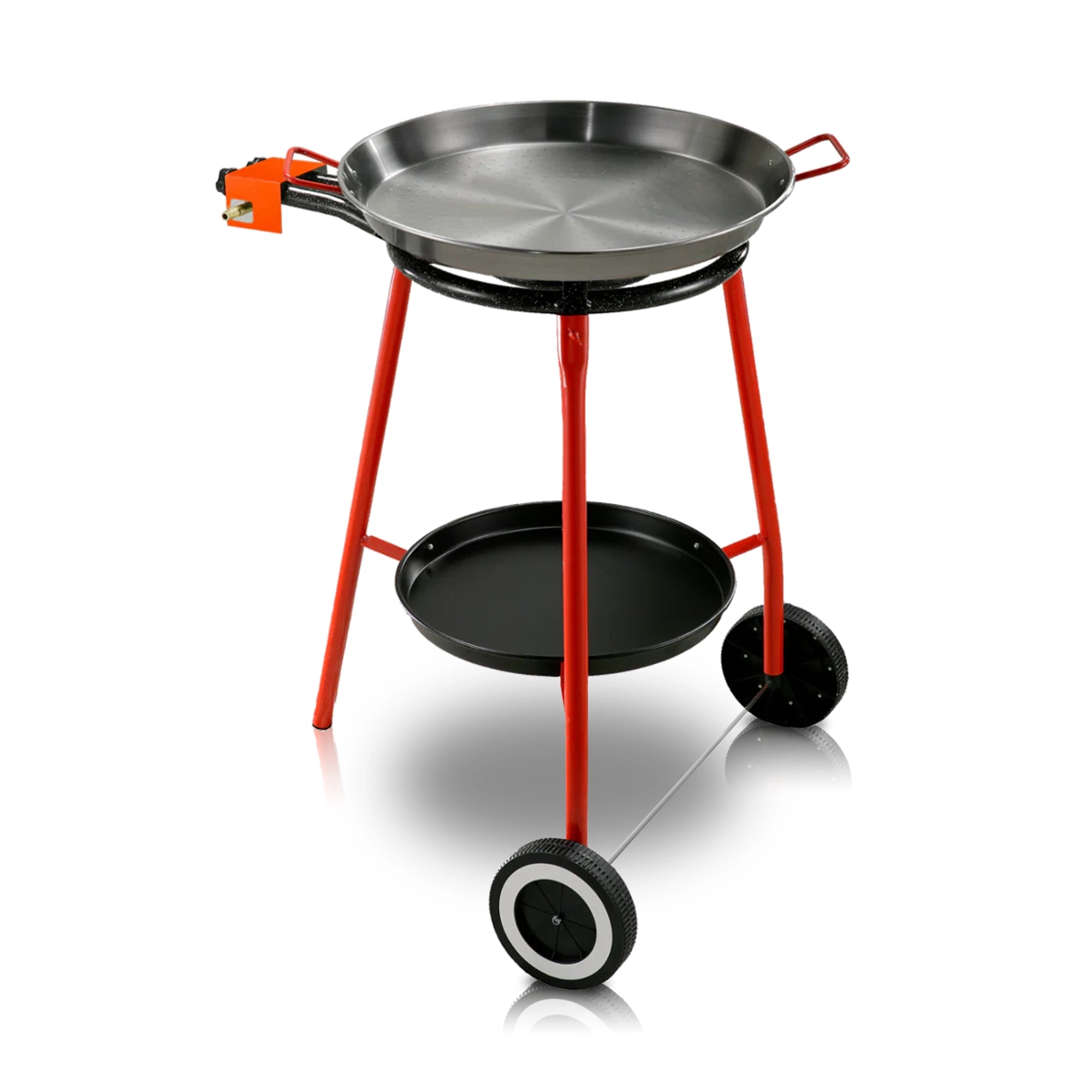 Le Pratique - Paellapan Andreu 6-12 personen - 46cm met Gasbrander - Hoog Model - productfoto