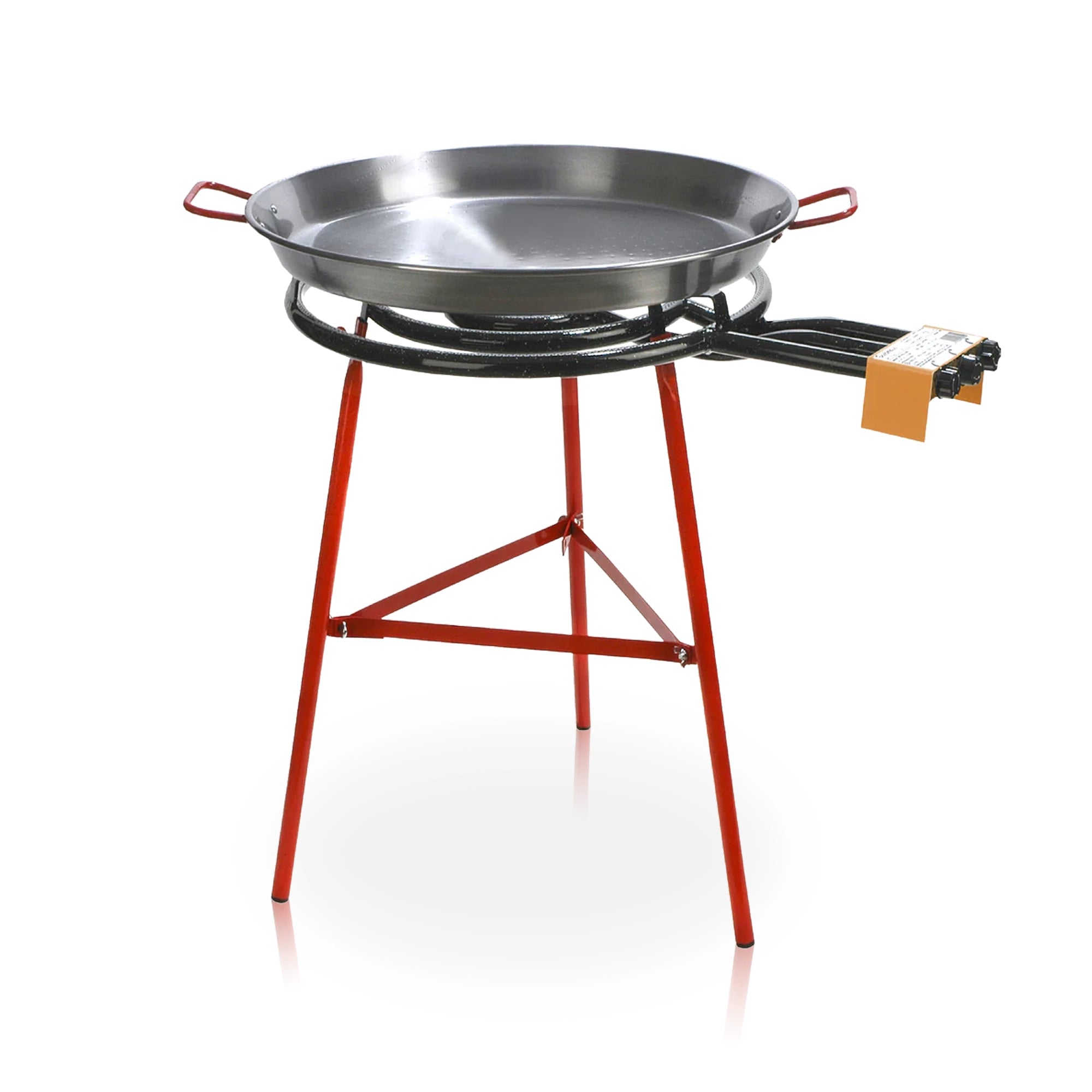 Le Pratique - Paellapan Ibiza 12-24 personen - 70cm met 21kW Gasbrander - Hoog Model - productfoto