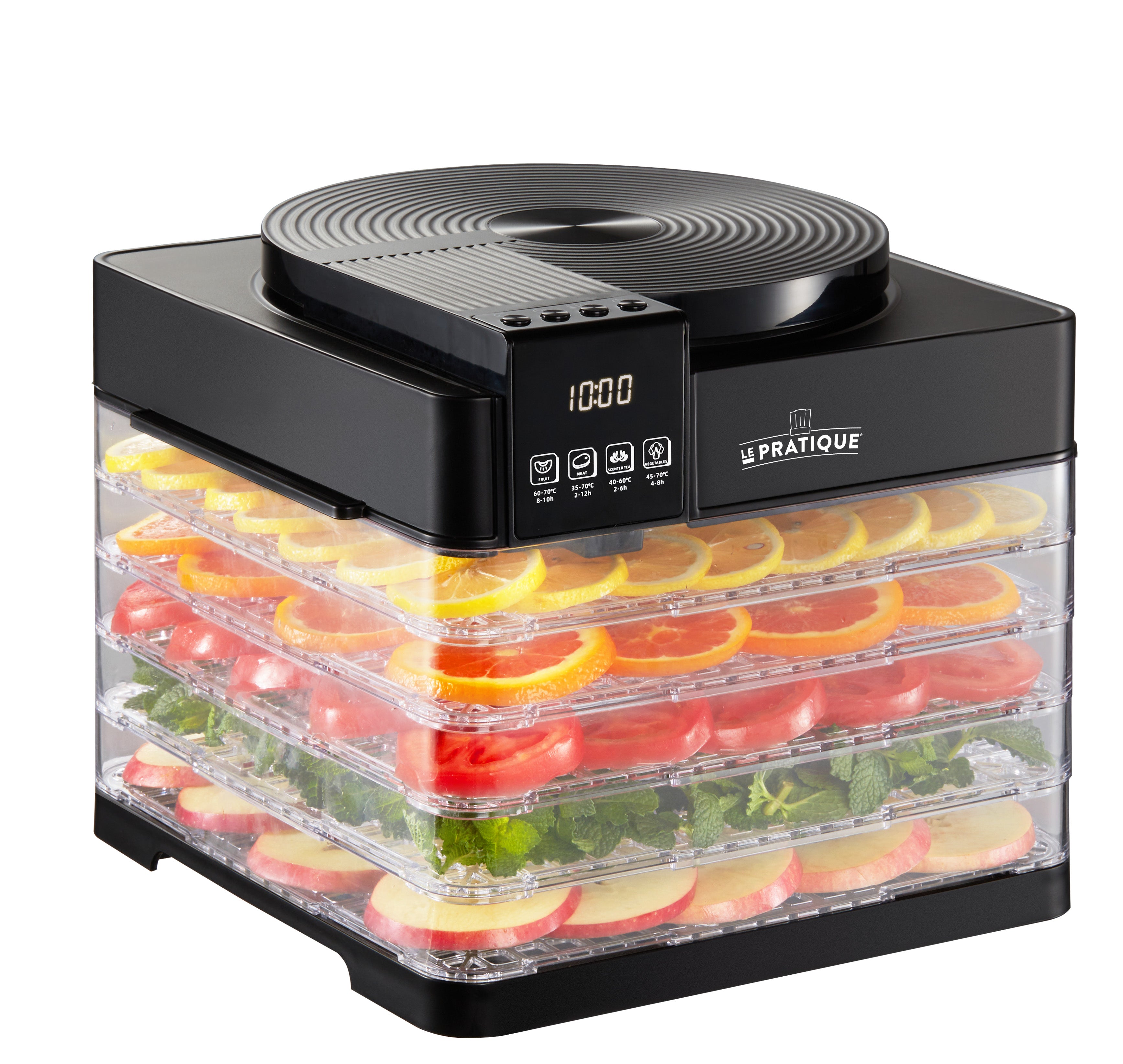 Voedseldroger Compact - 5 Trays - Digitale Timer - 380W