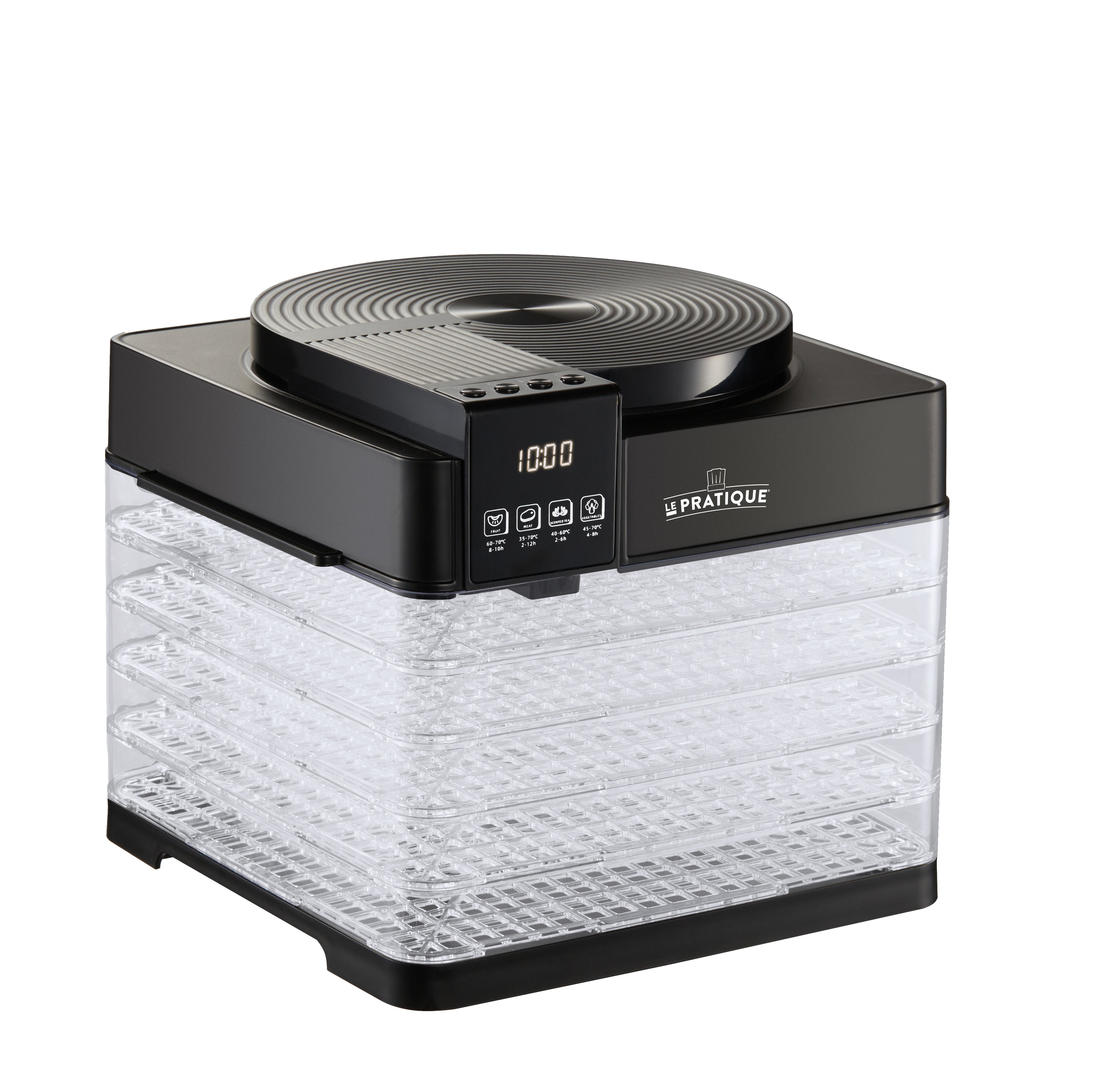 Voedseldroger Compact - 5 Trays - Digitale Timer - 380W