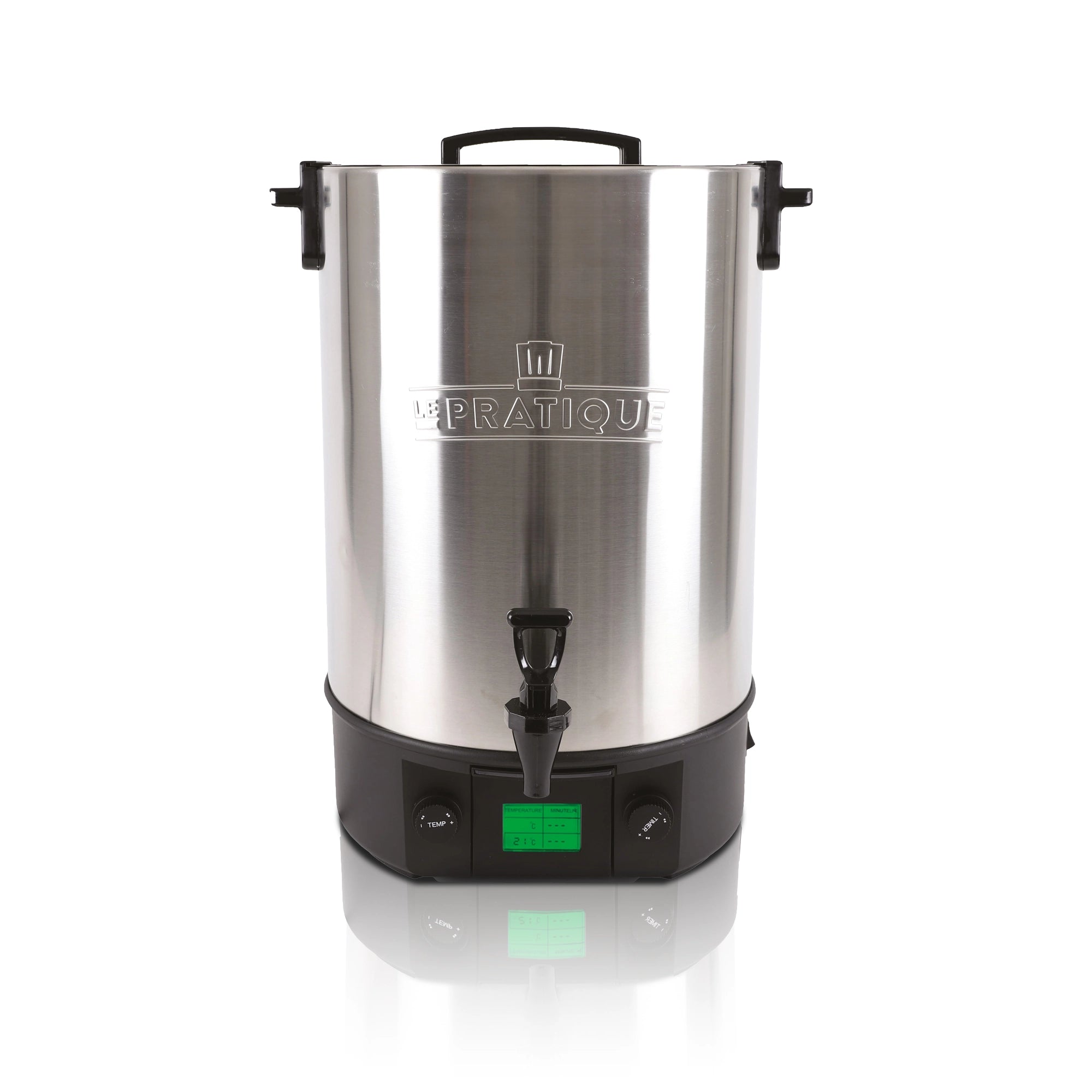 Le Pratique - Steriliseerketel RVS LCD 2200W - 14 Potten van 1 Liter - productfoto