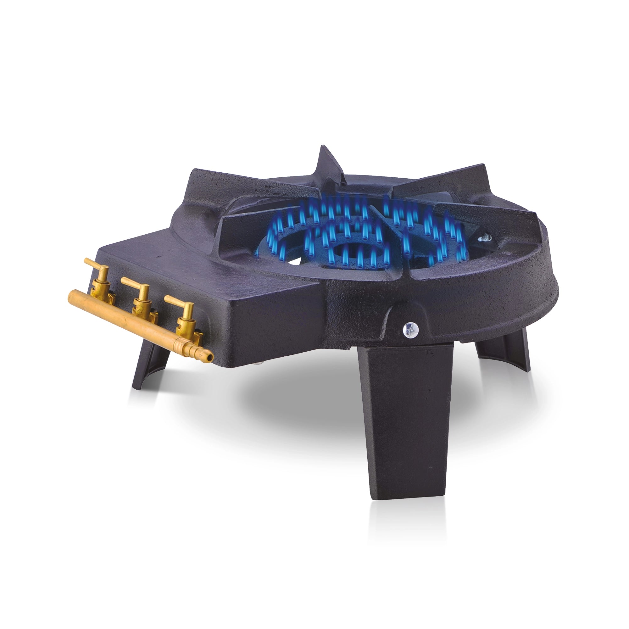 Le Pratique - Gietijzeren Gasbrander - Wokbrander met 3 branders - 8200W - productfoto