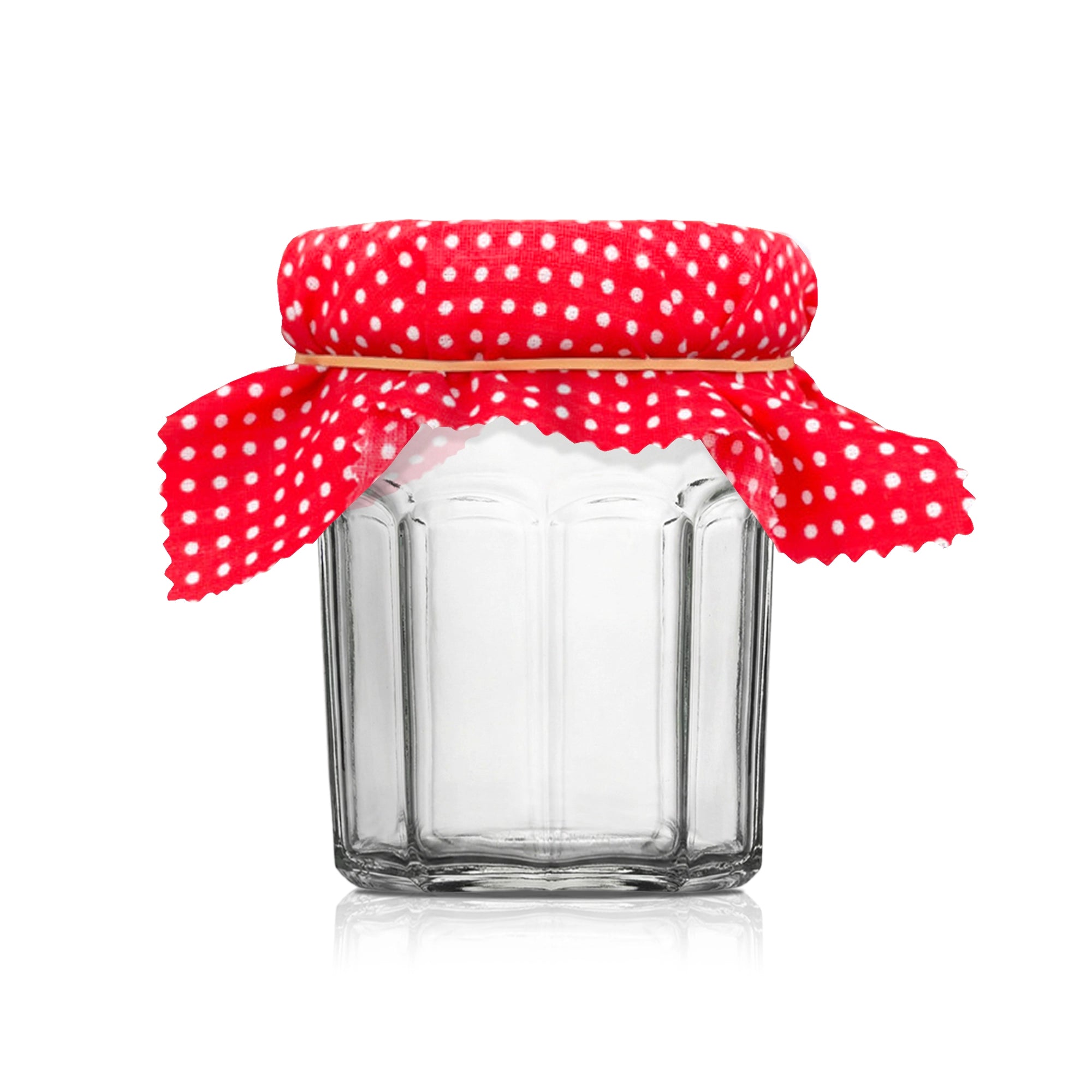 Le Pratique - 6 Katoenen Doekjes voor Inmaakpotten - Jampotten 15x15 cm - set van 6 - productfoto 1