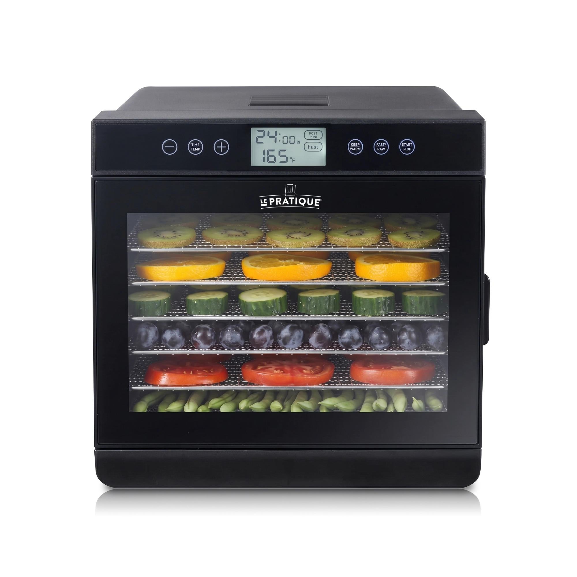 Premium Voedseldroger - 7-laags RVS Dehydrator met LCD-display