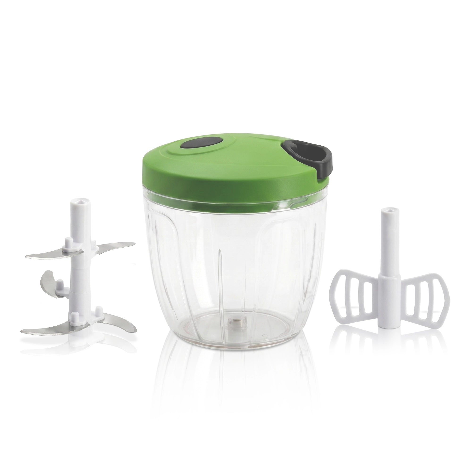 Le Pratique - Chopper - Hakmolen met trekkoord 900ml - RVS messen - productfoto