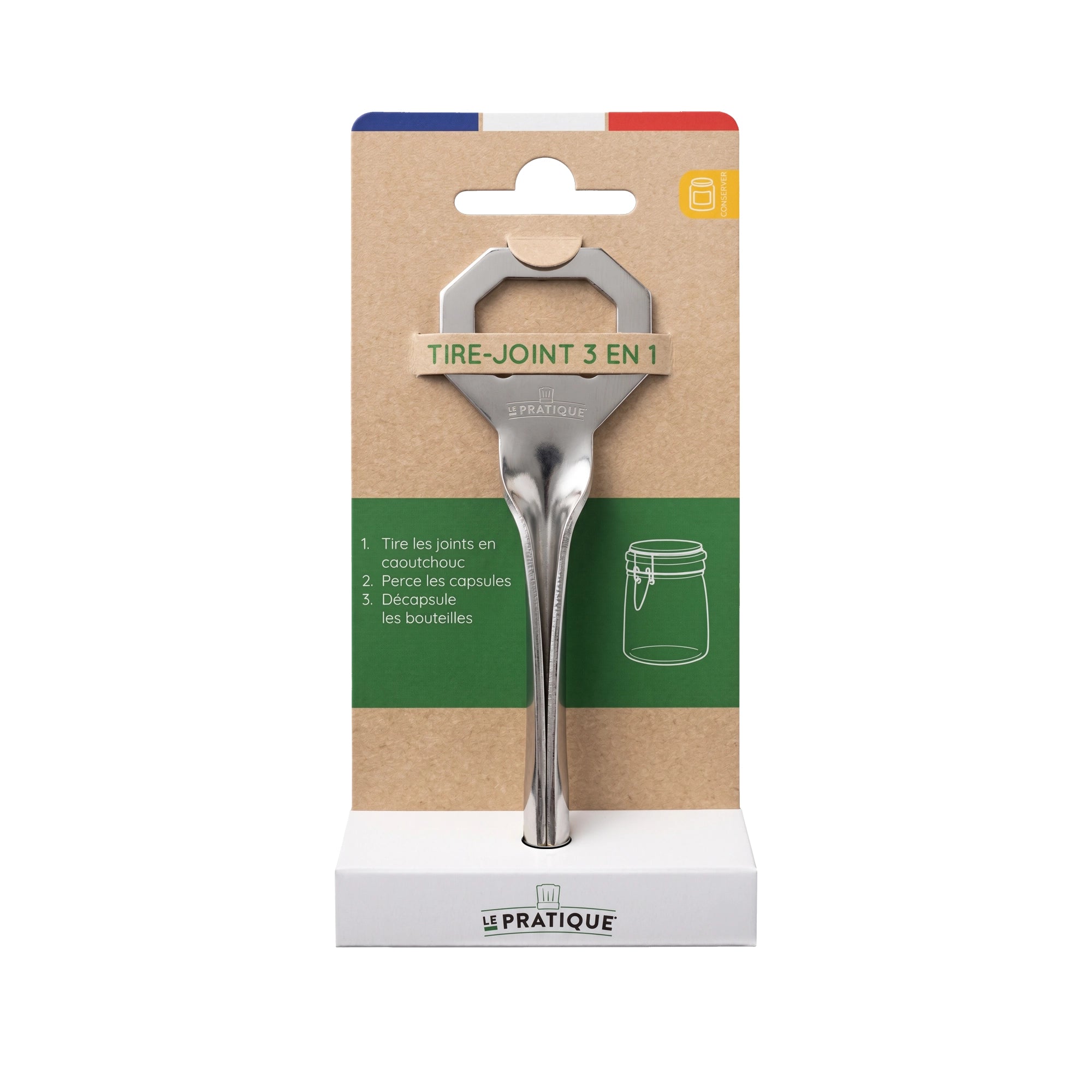 Le Pratique - 3-In-1 Pottenopener - open 2
