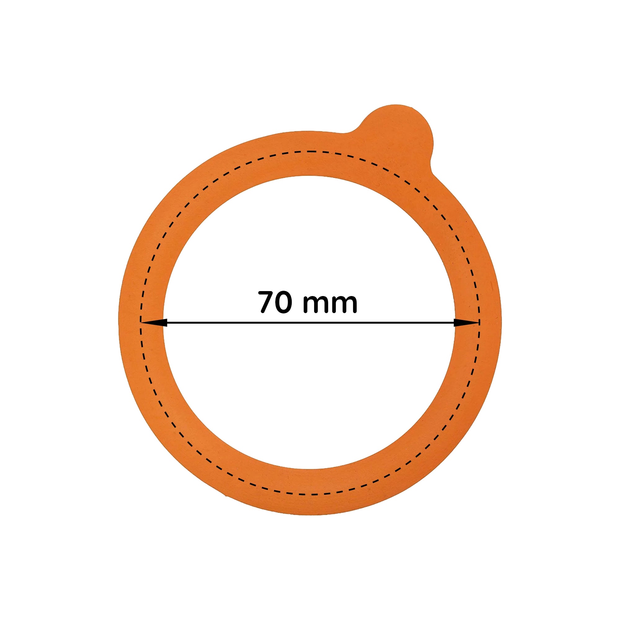 Le Pratique - Universele Rubberringen voor Weckpot - 70mm - Set van 10 - detail miniatuur