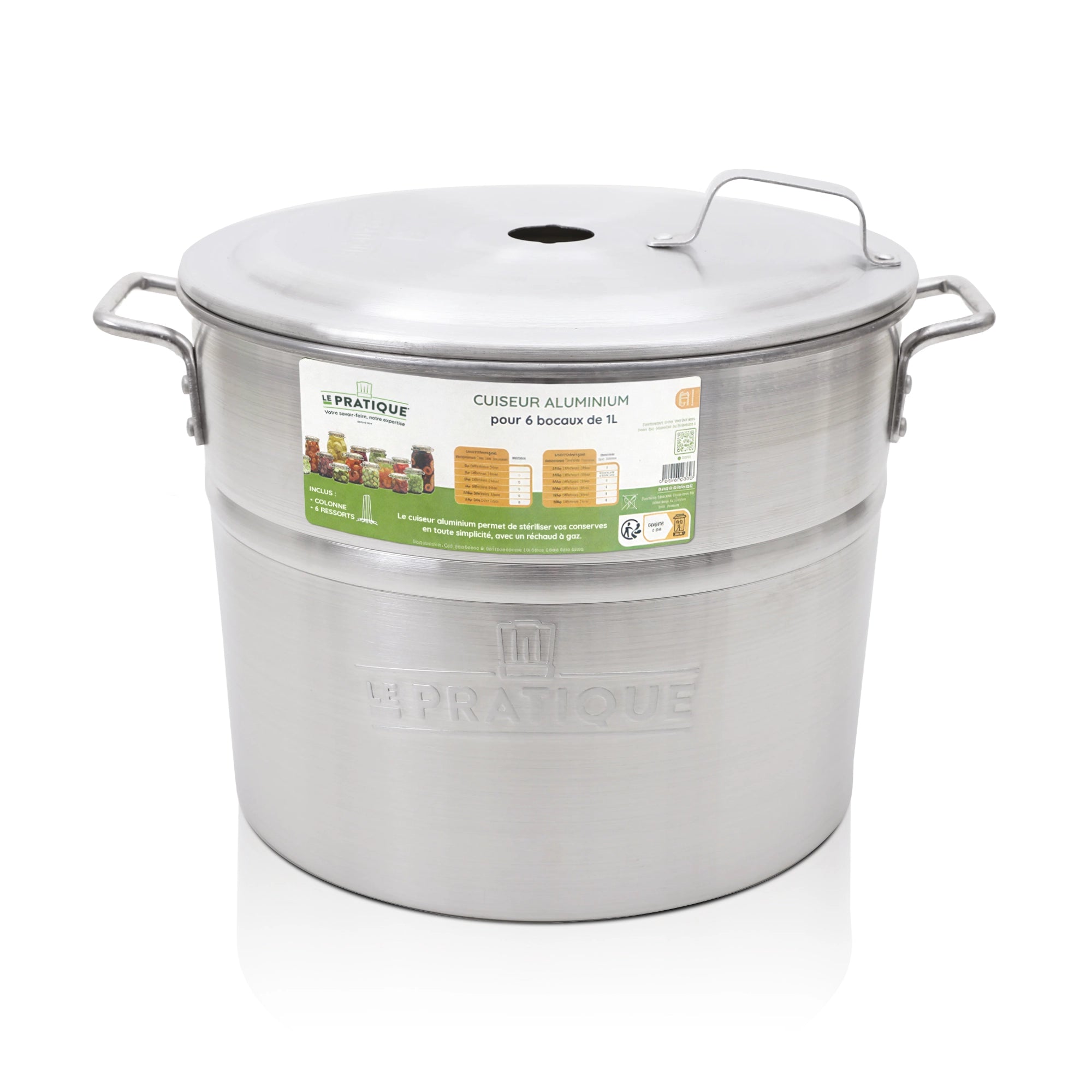 Le Pratique - Inmaakketel - Inmaakpan - 26 liter - Aluminium - productfoto