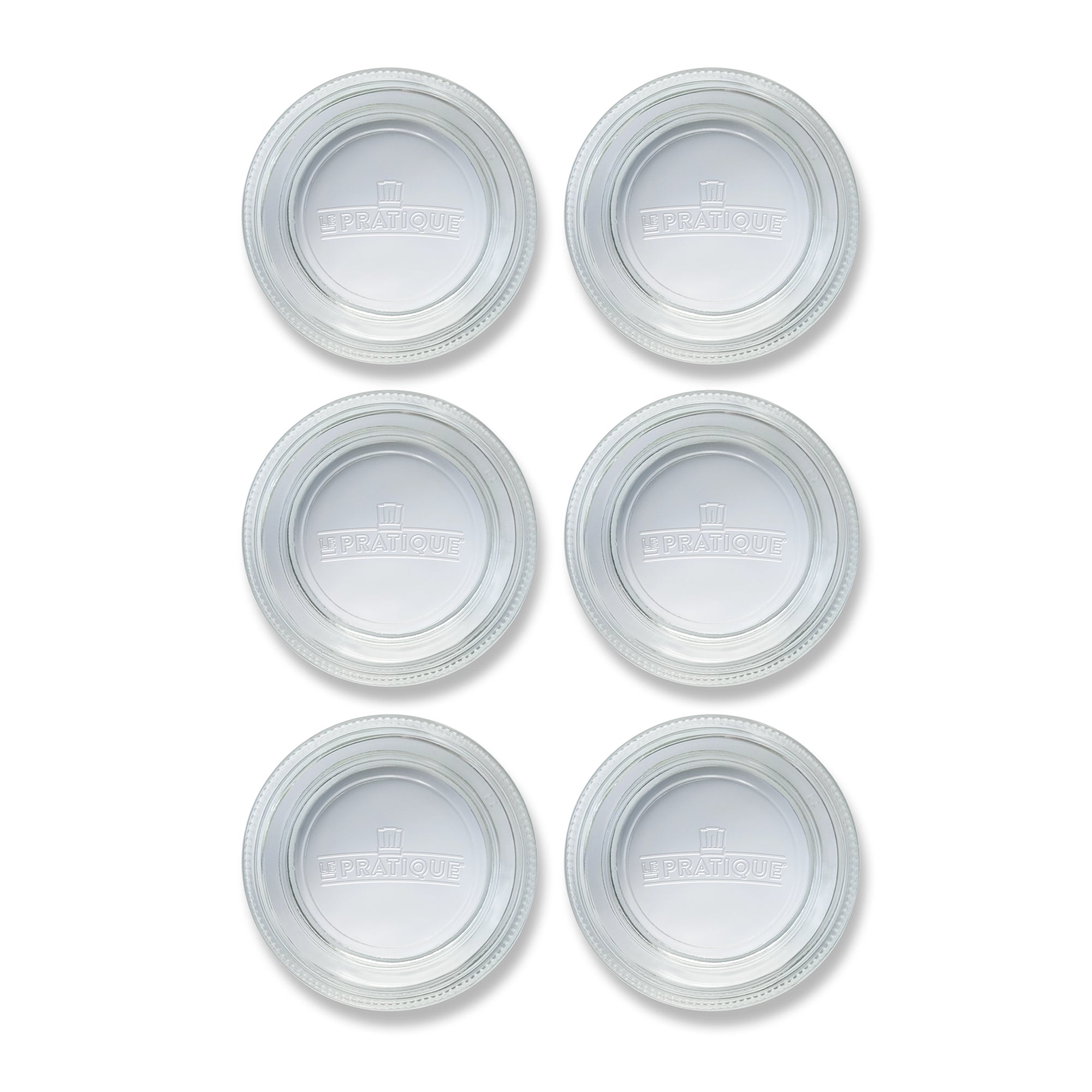 Le Pratique - Glazen Fermentatiegewichten - 6 stuks - 70mm - set van 6 - productfoto 1