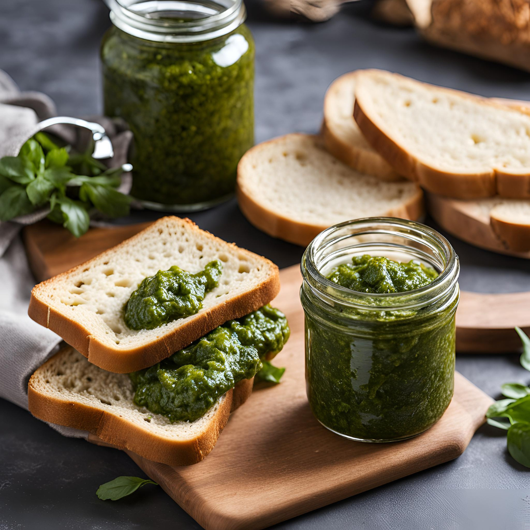 Huisgemaakte pesto hero